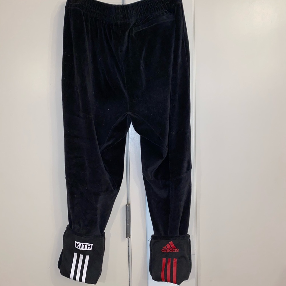 Kith x Adidas velvet tapered track pant